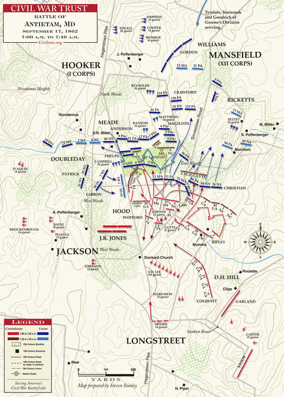 Maps of the battle